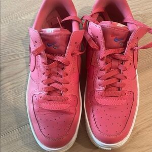 Nike Air Force I Vibrant Pink Athletic Shoes sneakers